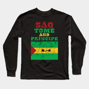 Flag of Sao Tome and Principe Long Sleeve T-Shirt